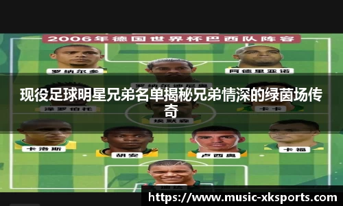 现役足球明星兄弟名单揭秘兄弟情深的绿茵场传奇